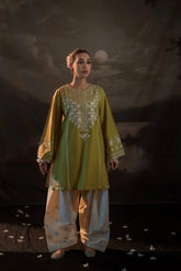 URGE - 2PC LAWN EMBROIDERED SHIRT AND EMBROIDERED TROUSER - HZG2143